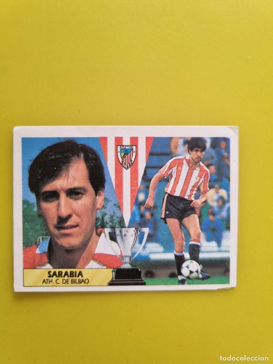 Cromos de f&uacute;tbol: CROMO LIGA ESTE 87 88 1987 1988 NUNCA PEGADO SIN PEGAR SARABIA ATH BILBAO AR1026