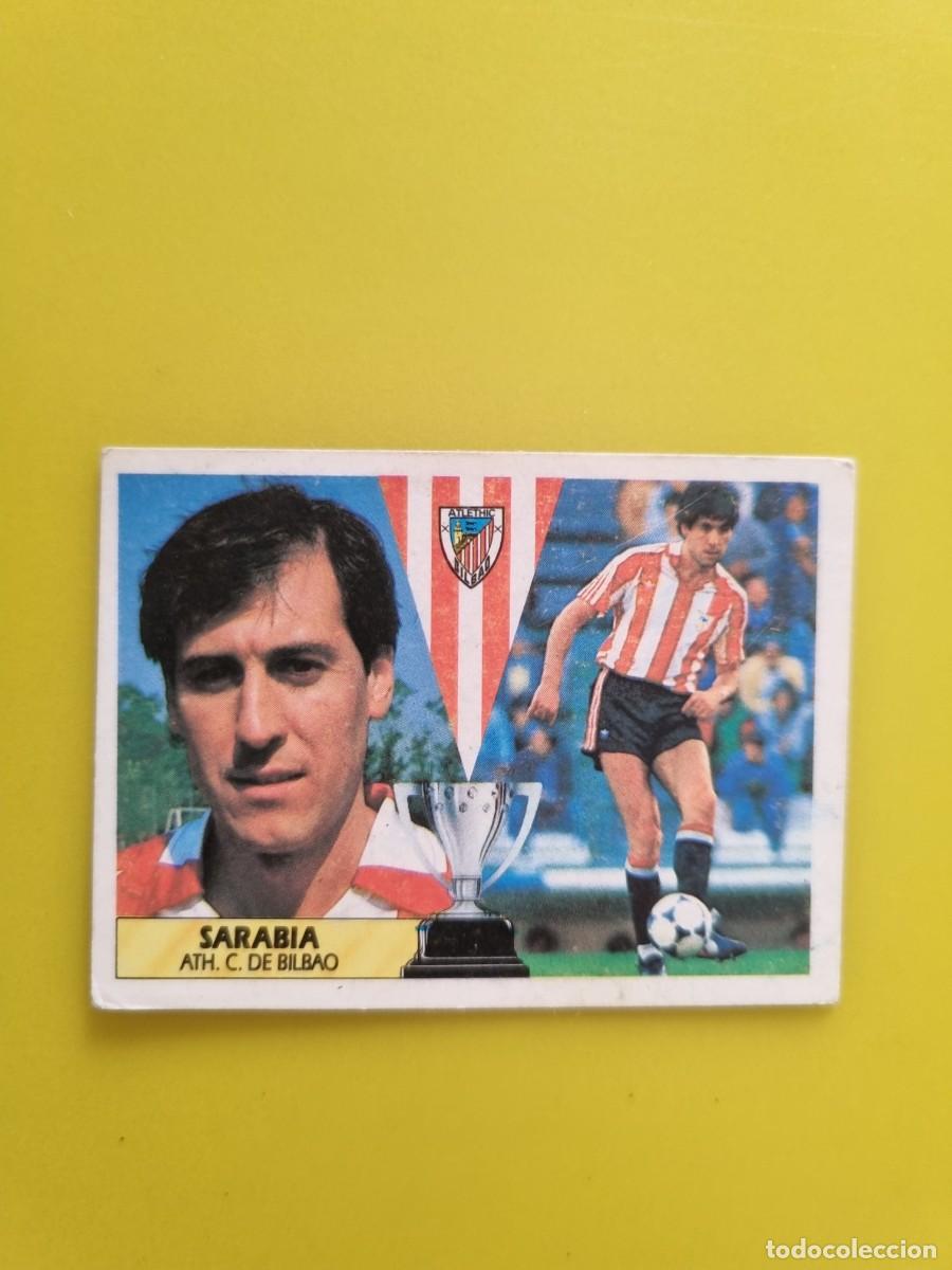 Cromos de f&uacute;tbol: CROMO LIGA ESTE 87 88 1987 1988 NUNCA PEGADO SIN PEGAR SARABIA ATH BILBAO AR1026
