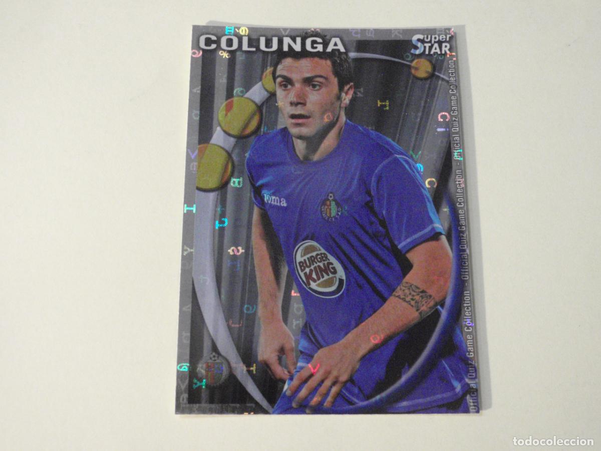 Cromos de f&uacute;tbol: 161 COLUNGA Getafe SUPERSTAR LETRAS. MUNDICROMO 2010 2011. LAS FICHAS QUIZ DE LA LIGA 10 11