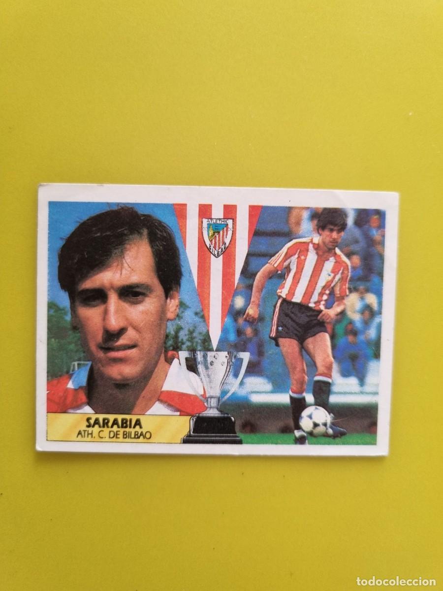 Cromos de f&uacute;tbol: CROMO LIGA ESTE 87 88 1987 1988 NUNCA PEGADO SIN PEGAR SARABIA ATH BILBAO AR1026