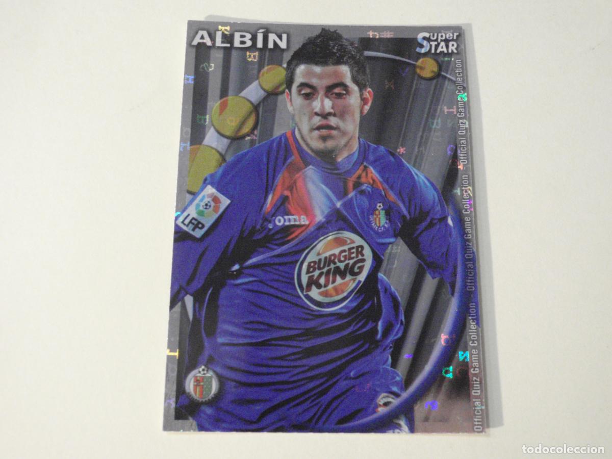 Cromos de f&uacute;tbol: 162 ALBIN Getafe SUPERSTAR LETRAS. MUNDICROMO 2010 2011. LAS FICHAS QUIZ DE LA LIGA 10 11