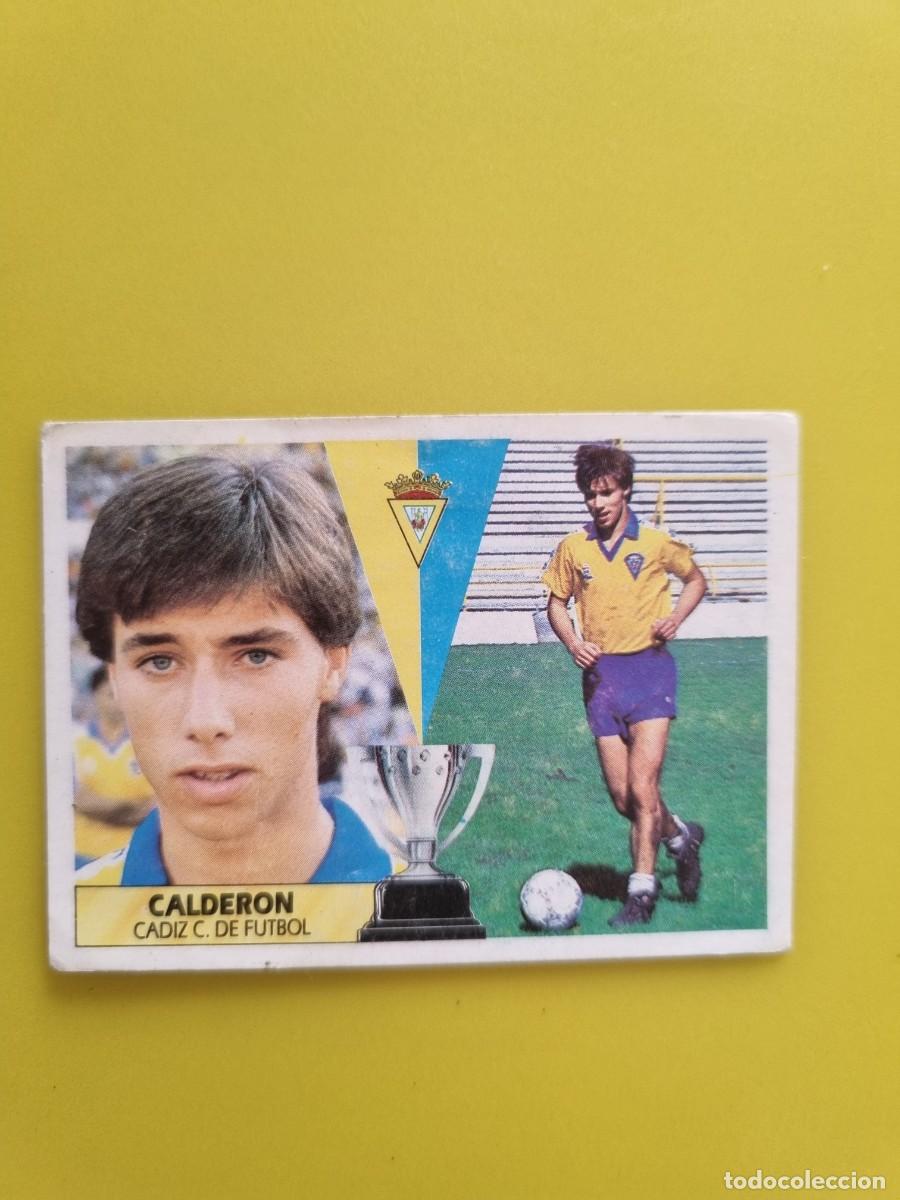 Cromos de f&uacute;tbol: CROMO LIGA ESTE 87 88 1987 1988 NUNCA PEGADO SIN PEGAR CALDERON CADIZ CF AR1026