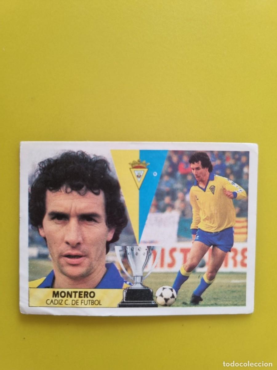 Cromos de f&uacute;tbol: CROMO LIGA ESTE 87 88 1987 1988 NUNCA PEGADO SIN PEGAR MONTERO CADIZ CF AR1026