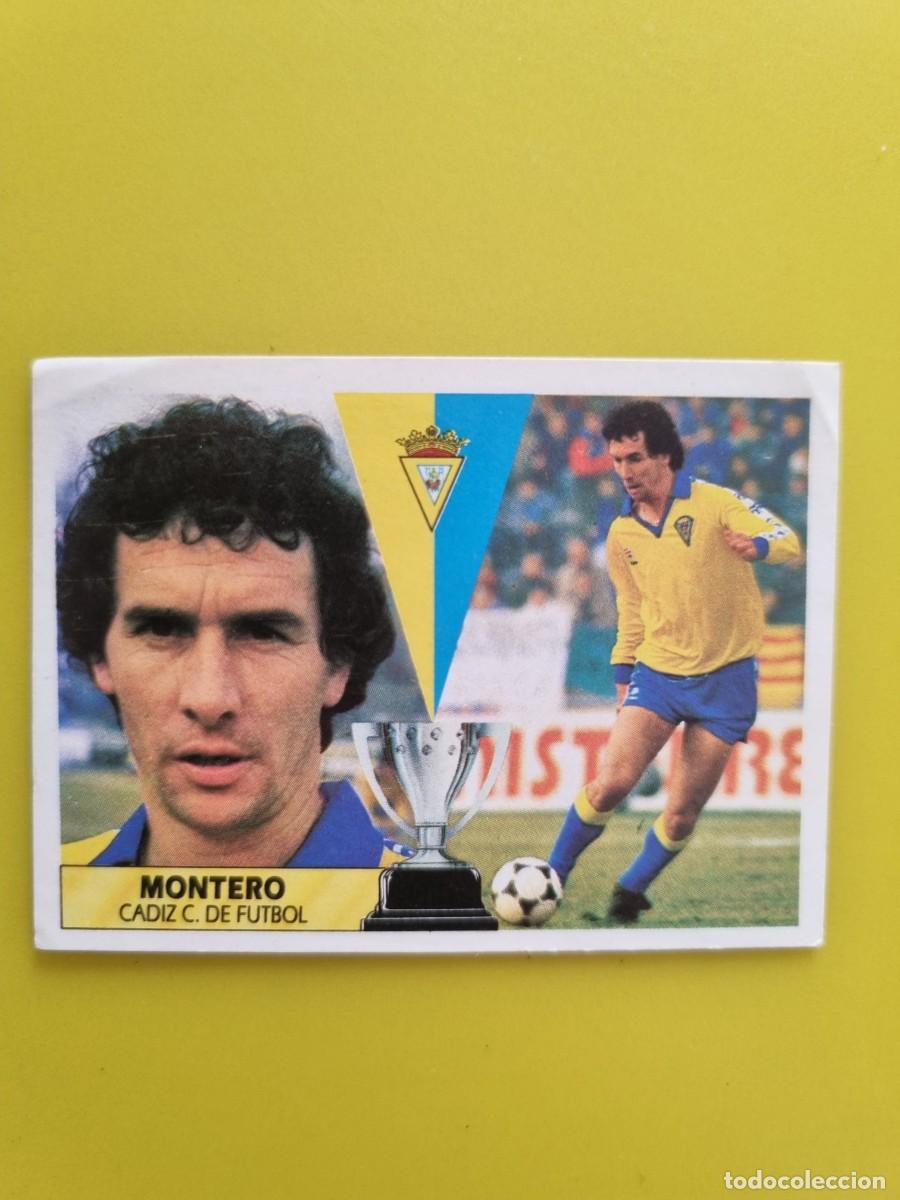 Cromos de f&uacute;tbol: CROMO LIGA ESTE 87 88 1987 1988 NUNCA PEGADO SIN PEGAR MONTERO CADIZ CF AR1026