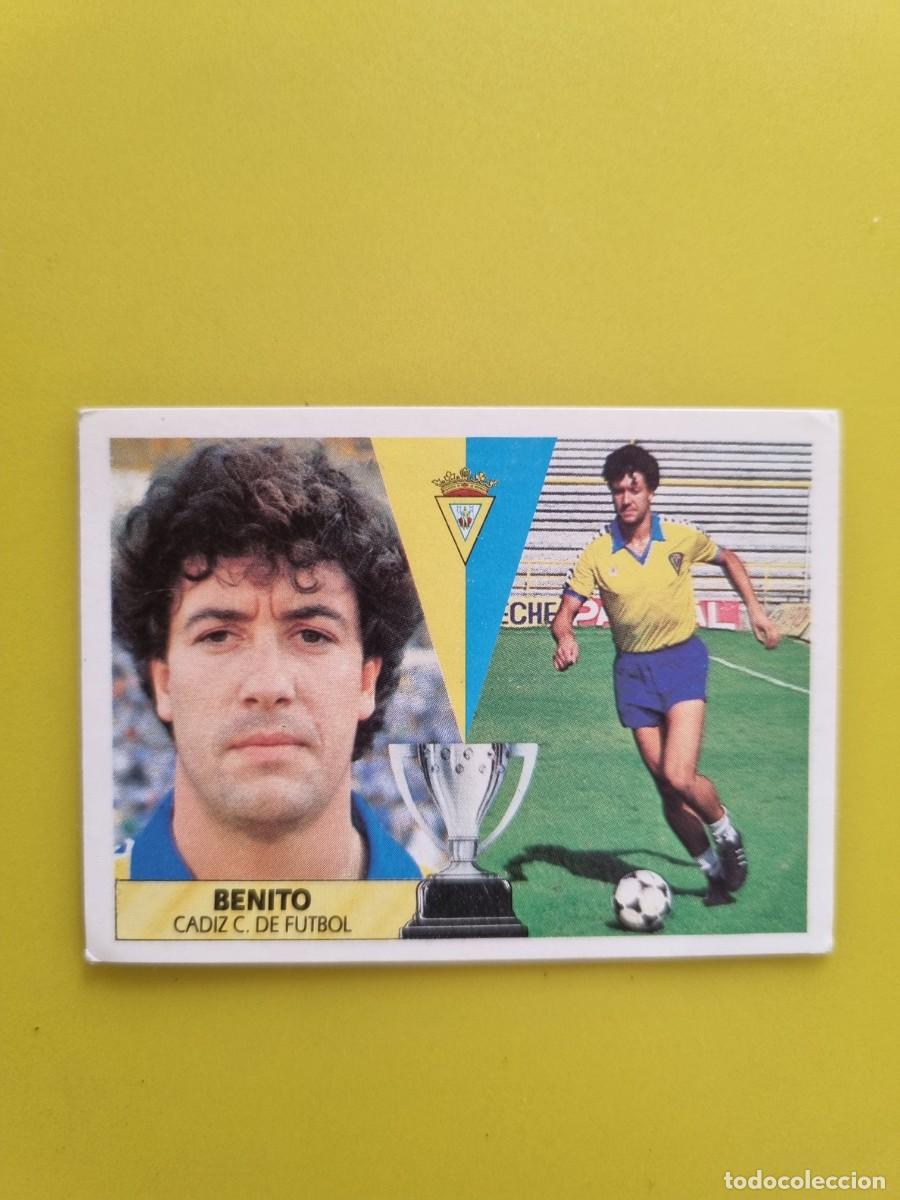 Cromos de f&uacute;tbol: CROMO LIGA ESTE 87 88 1987 1988 NUNCA PEGADO SIN PEGAR BENITO CADIZ CF AR1026