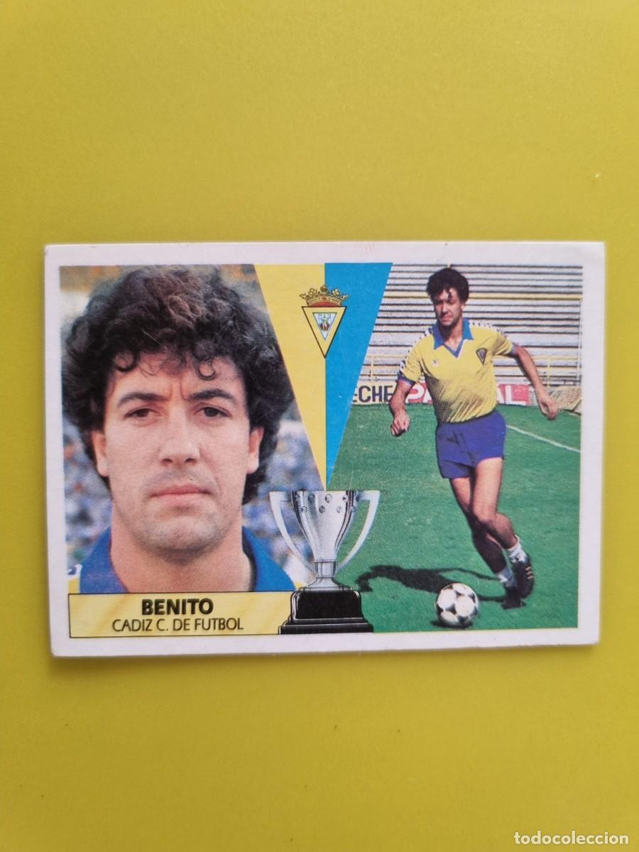 Cromos de f&uacute;tbol: CROMO LIGA ESTE 87 88 1987 1988 NUNCA PEGADO SIN PEGAR BENITO CADIZ CF AR1026