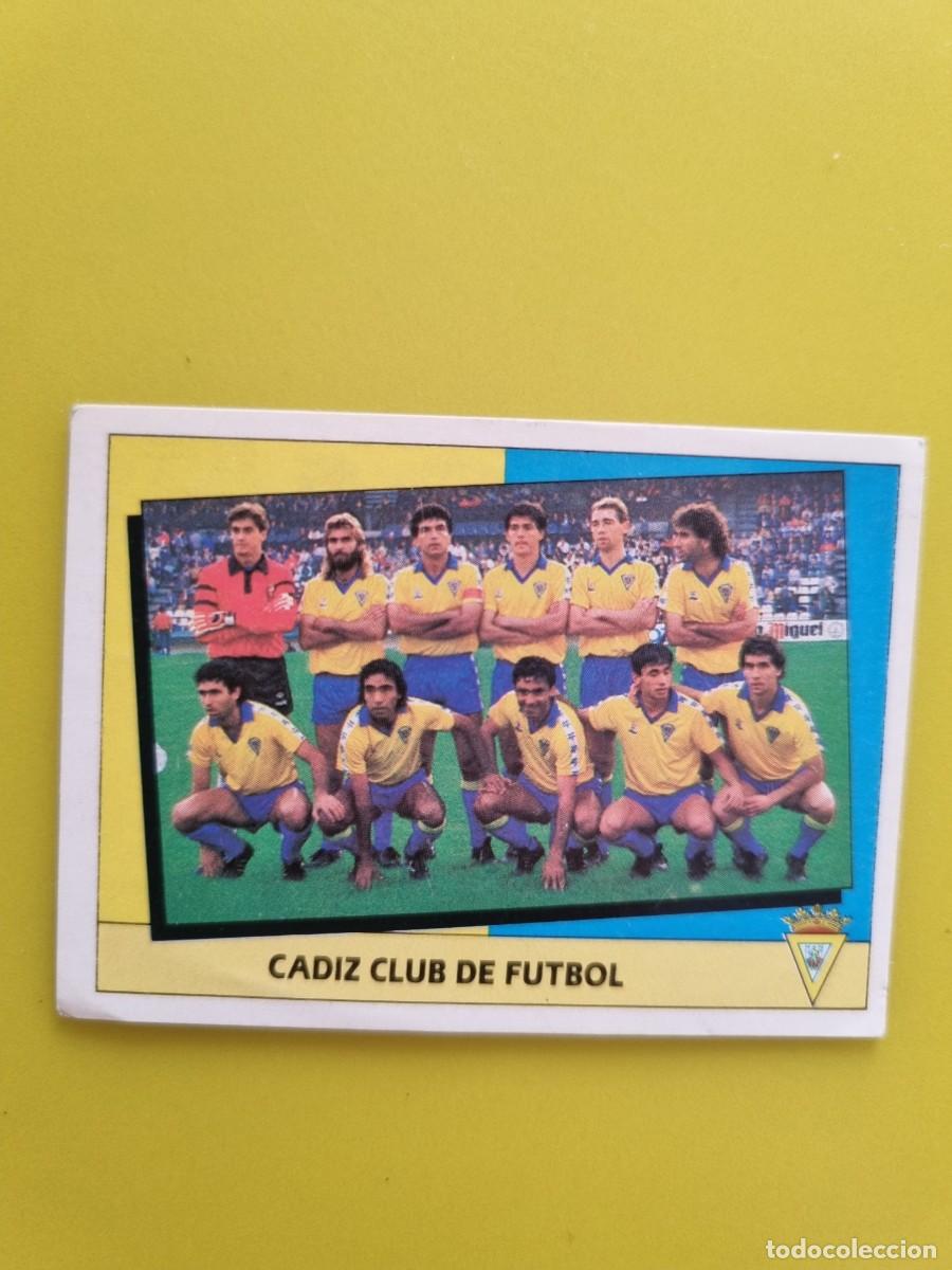 Cromos de f&uacute;tbol: CROMO LIGA ESTE 87 88 1987 1988 NUNCA PEGADO SIN PEGAR ALINEACION CADIZ CF AR1026