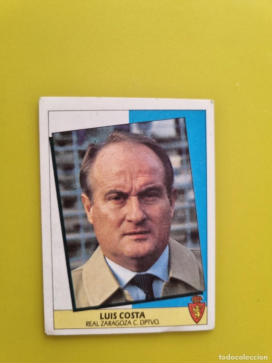 Cromos de f&uacute;tbol: CROMO LIGA ESTE 87 88 1987 1988 NUNCA PEGADO SIN PEGAR LUIS COSTA ENTRENADOR ZARAGOZA AR1026
