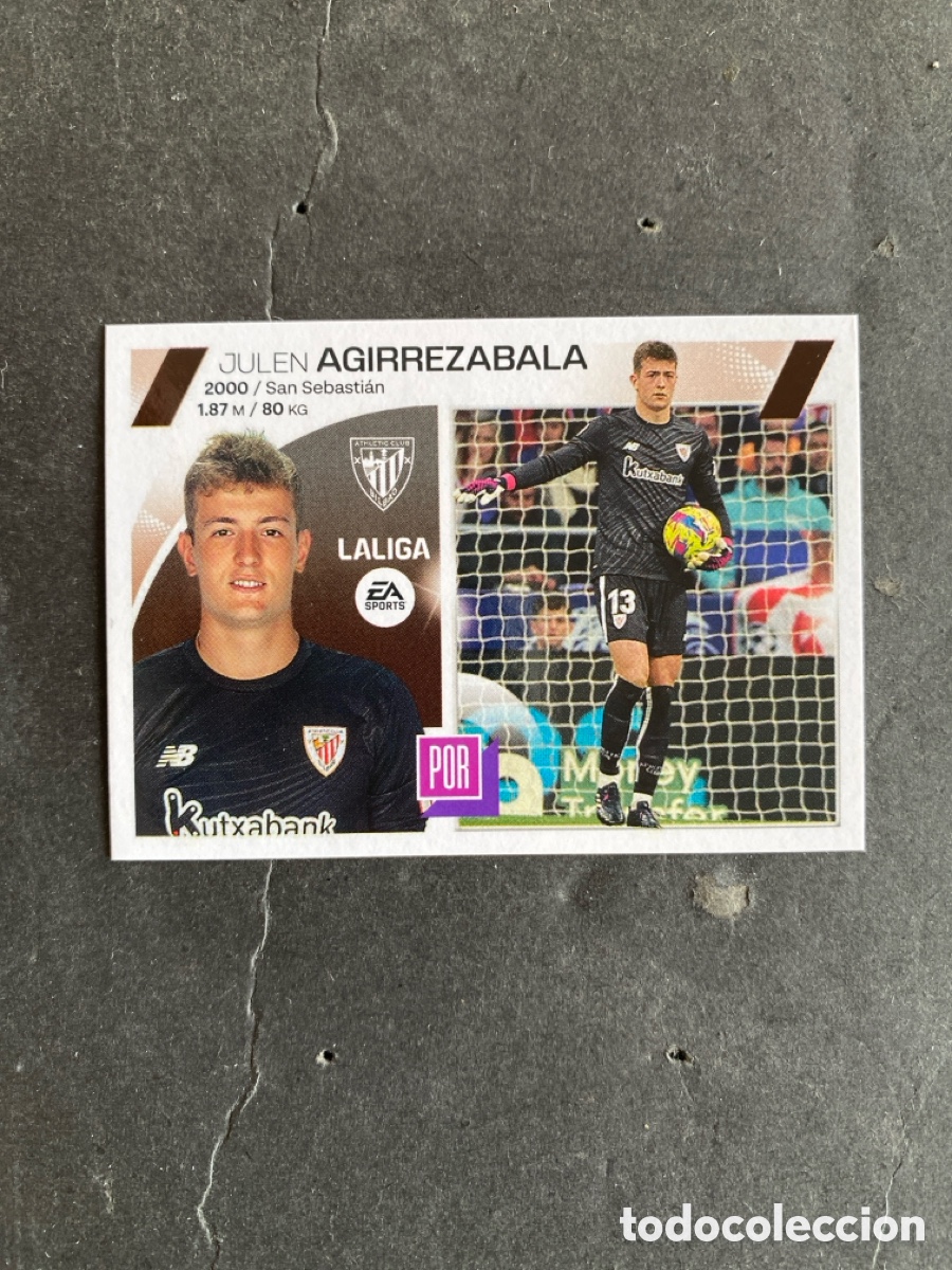 Cromos de f&uacute;tbol: Cromo liga 23/24 Athletic N* 4