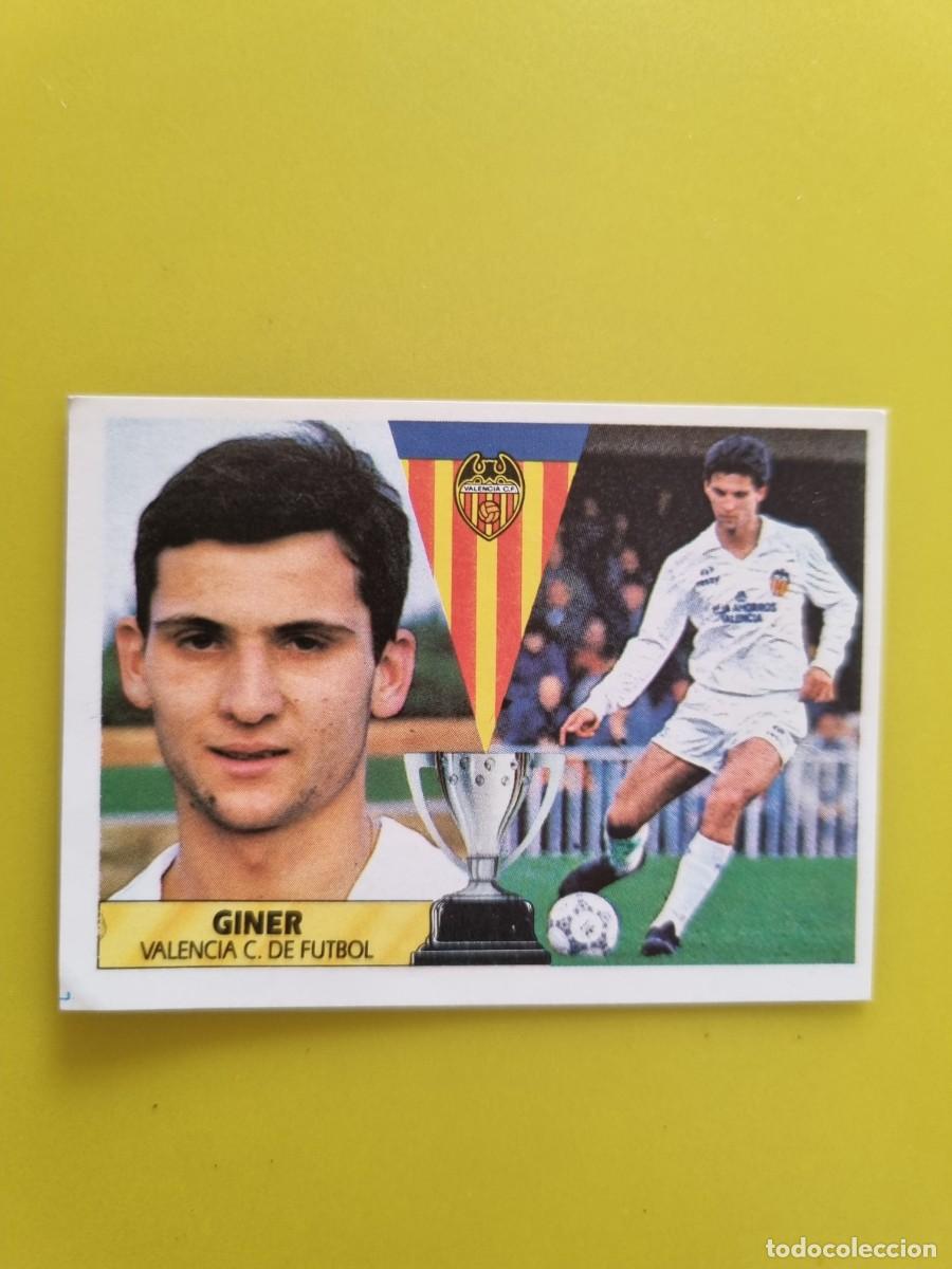 Cromos de f&uacute;tbol: CROMO LIGA ESTE 87 88 1987 1988 NUNCA PEGADO SIN PEGAR GINER VALENCIA CF AR1026