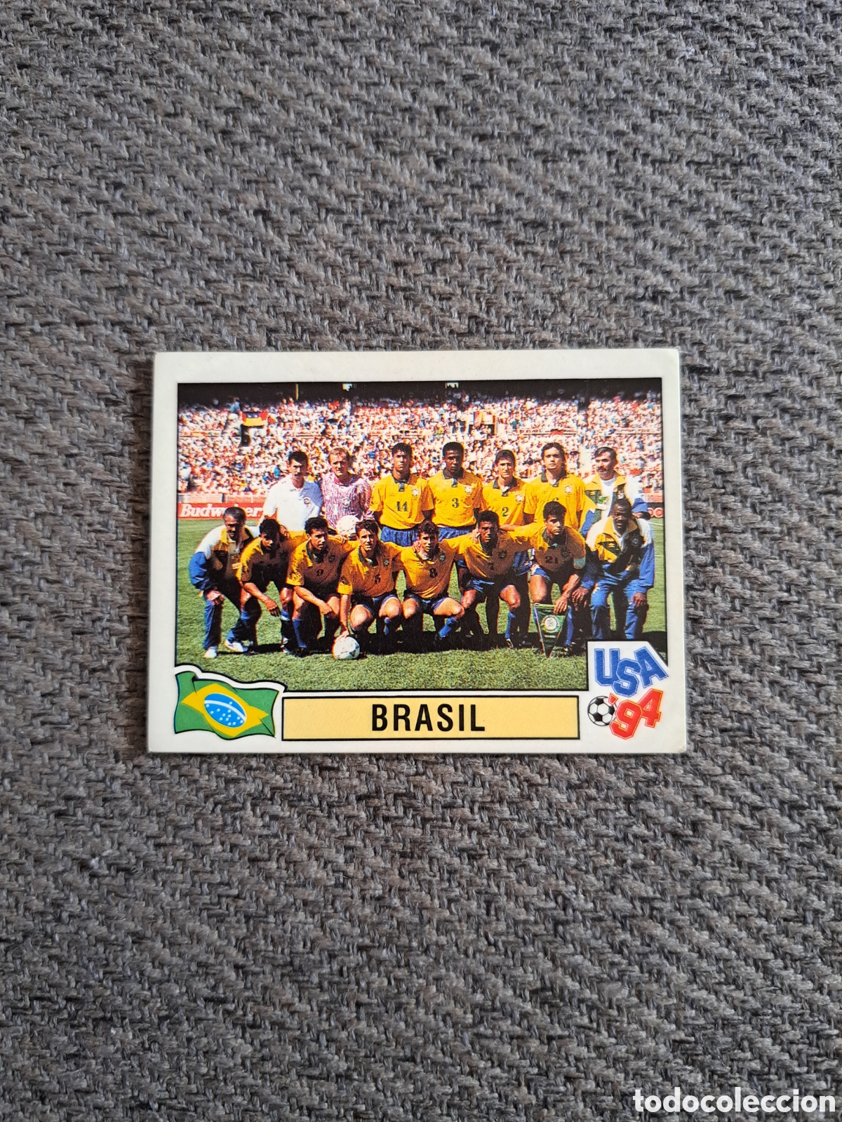 Cromos de f&uacute;tbol: Brasil plantilla. N&deg;105. Panini Mundial USA 94