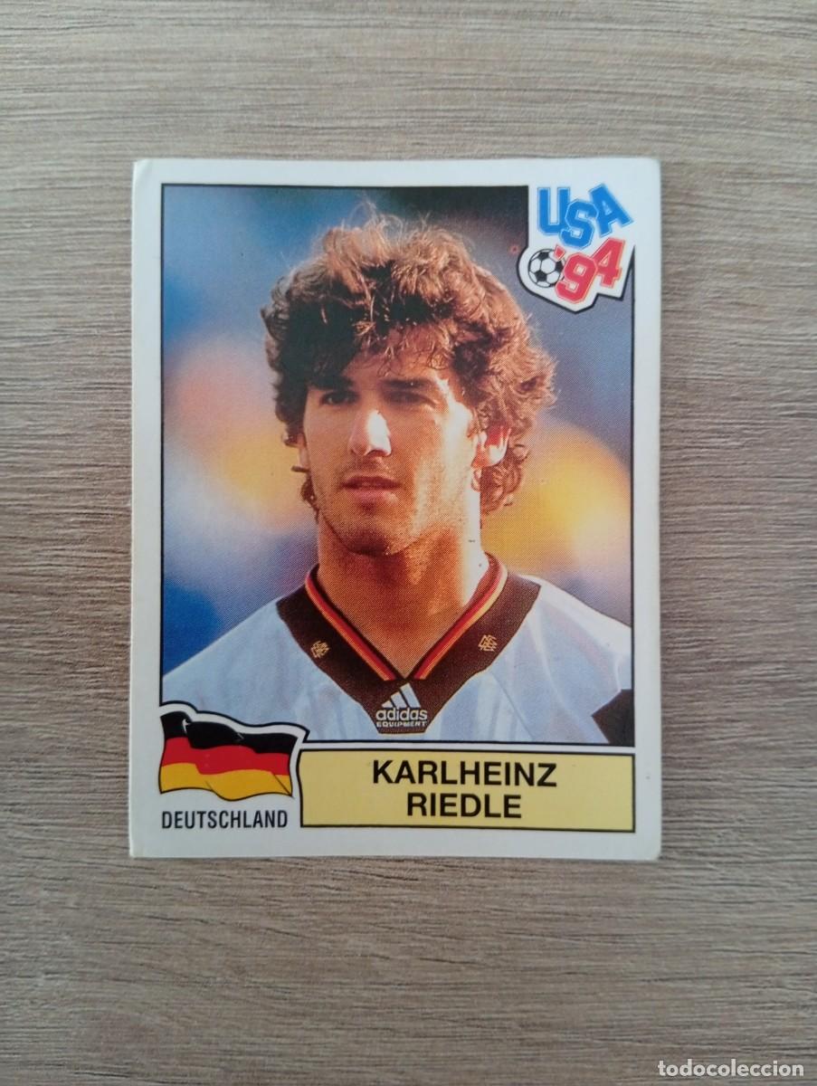 Football Stickers: KARLHEINZ RIEDLE 184 ALEMANIA MUNDIAL USA 94 1994 SIN PEGAR NUNCA PEGADO