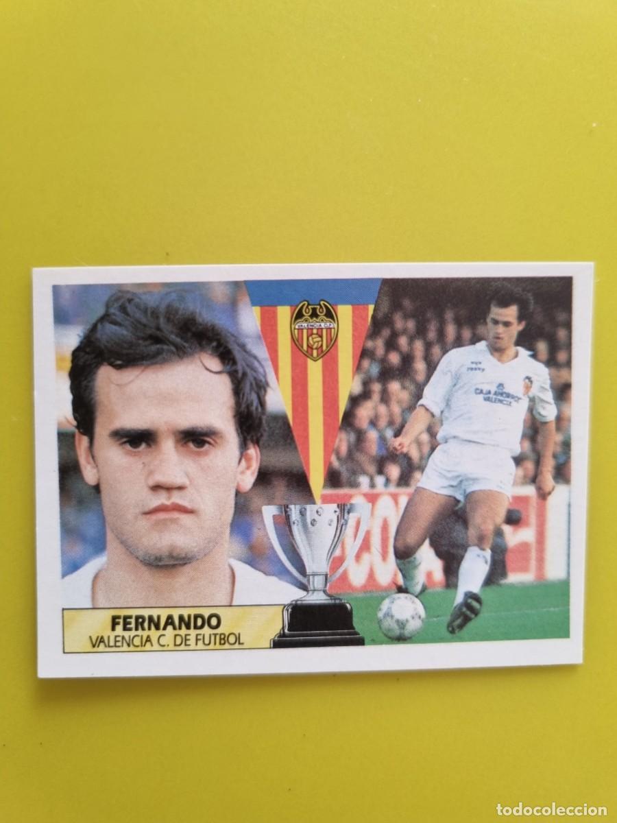 Football Stickers: CROMO LIGA ESTE 87 88 1987 1988 NUNCA PEGADO SIN PEGAR FERNANDO VALENCIA CF AR1026