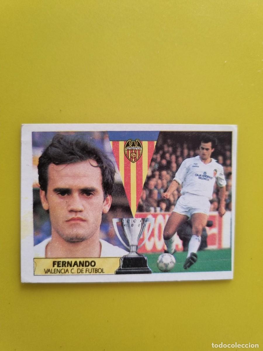 Figurine di Calcio: CROMO LIGA ESTE 87 88 1987 1988 NUNCA PEGADO SIN PEGAR FERNANDO VALENCIA CF AR1026
