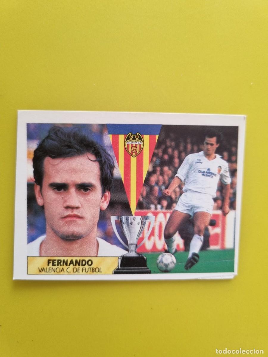 Figurine di Calcio: CROMO LIGA ESTE 87 88 1987 1988 NUNCA PEGADO SIN PEGAR FERNANDO VALENCIA CF AR1026