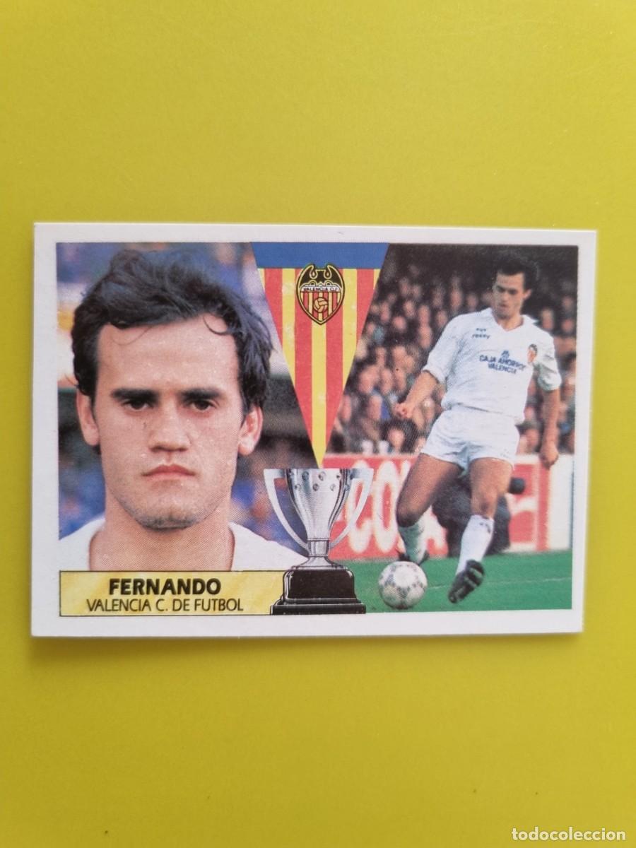 Figurine di Calcio: CROMO LIGA ESTE 87 88 1987 1988 NUNCA PEGADO SIN PEGAR FERNANDO VALENCIA CF AR1026