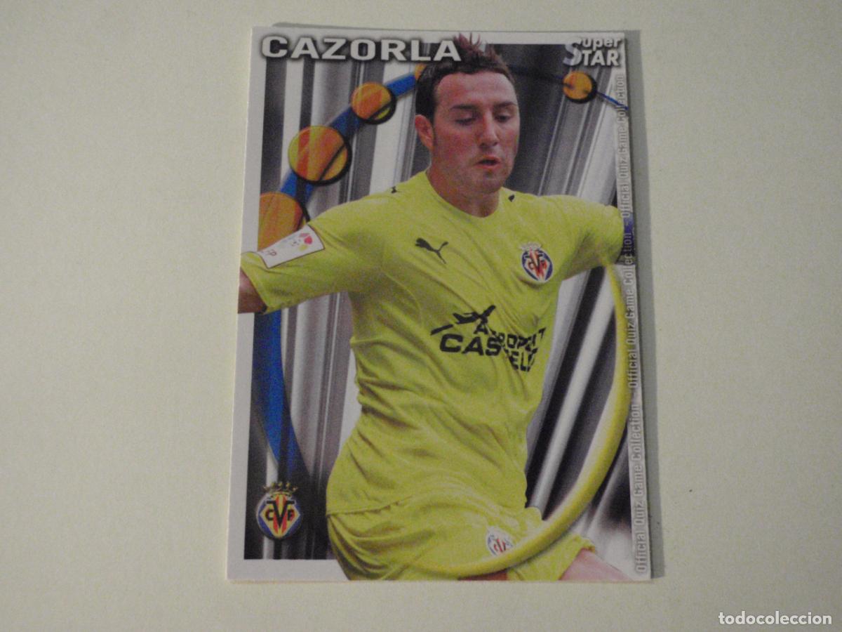 Figurine di Calcio: 188 CAZORLA Villarreal SUPERSTAR MATE. MUNDICROMO 2010 2011. LAS FICHAS QUIZ DE LA LIGA 10 11