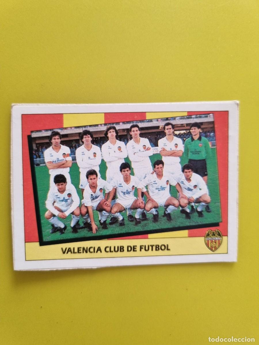 Figurine di Calcio: CROMO LIGA ESTE 87 88 1987 1988 DESPEGADO ALINEACION VALENCIA CF AR1026