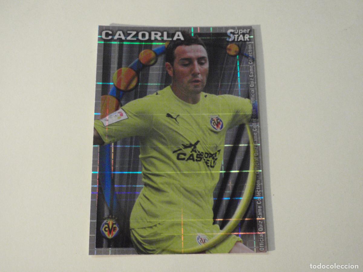 Figurine di Calcio: 188 CAZORLA Villarreal SUPERSTAR CUADROS. MUNDICROMO 2010 2011. LAS FICHAS QUIZ DE LA LIGA 10 11