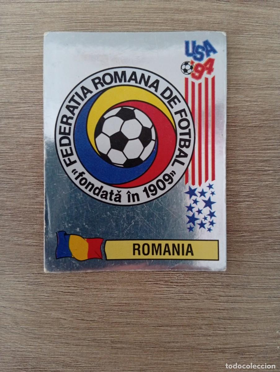Figurine di Calcio: ESCUDO RUMANIA 77 MUNDIAL USA 94 1994 SIN PEGAR NUNCA PEGADO