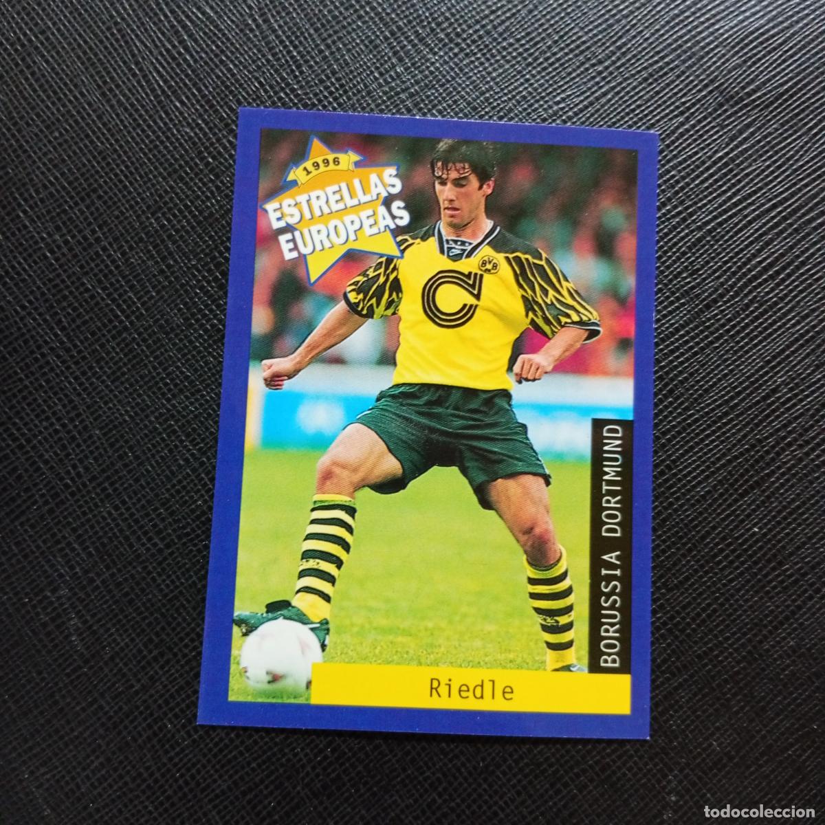 Cromos de Futebol: 21 RIEDLE BORUSSIA DORTMUND PANINI ESTRELLAS EUROPEAS 1996 CROMO FUTBOL 96 - A193 PG91