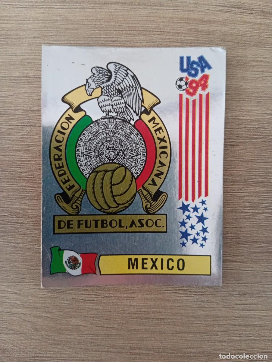 Fu&szlig;ball-Sticker: ESCUDO MEXICO 363 MUNDIAL USA 94 1994 SIN PEGAR NUNCA PEGADO