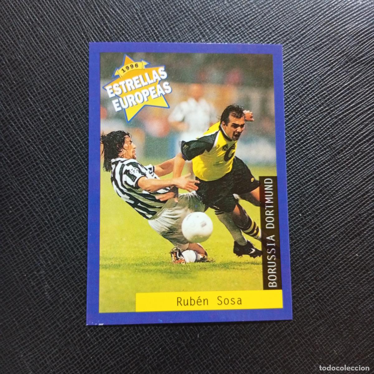 Fu&szlig;ball-Sticker: 20 RUBEN SOSA BORUSSIA DORTMUND PANINI ESTRELLAS EUROPEAS 1996 CROMO FUTBOL 96 - A193 PG37