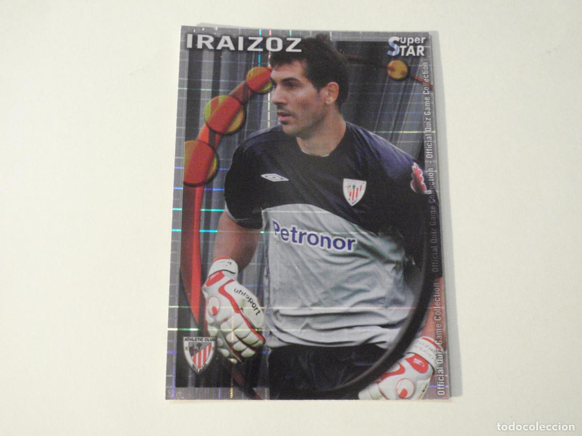 Cromos de f&uacute;tbol: 212 IRAIZOZ Athl&eacute;tic SUPERSTAR CUADROS. MUNDICROMO 2010 2011. LAS FICHAS QUIZ DE LA LIGA 10 11