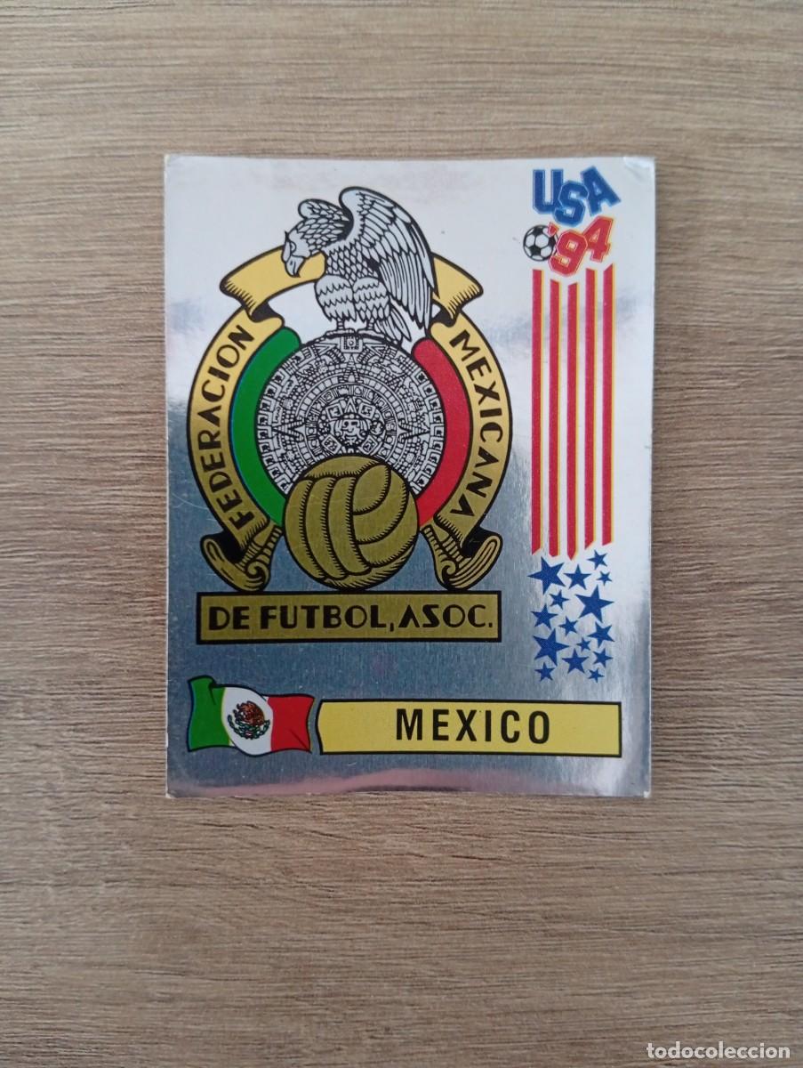 Cromos de f&uacute;tbol: ESCUDO MEXICO 363 MUNDIAL USA 94 1994 SIN PEGAR NUNCA PEGADO