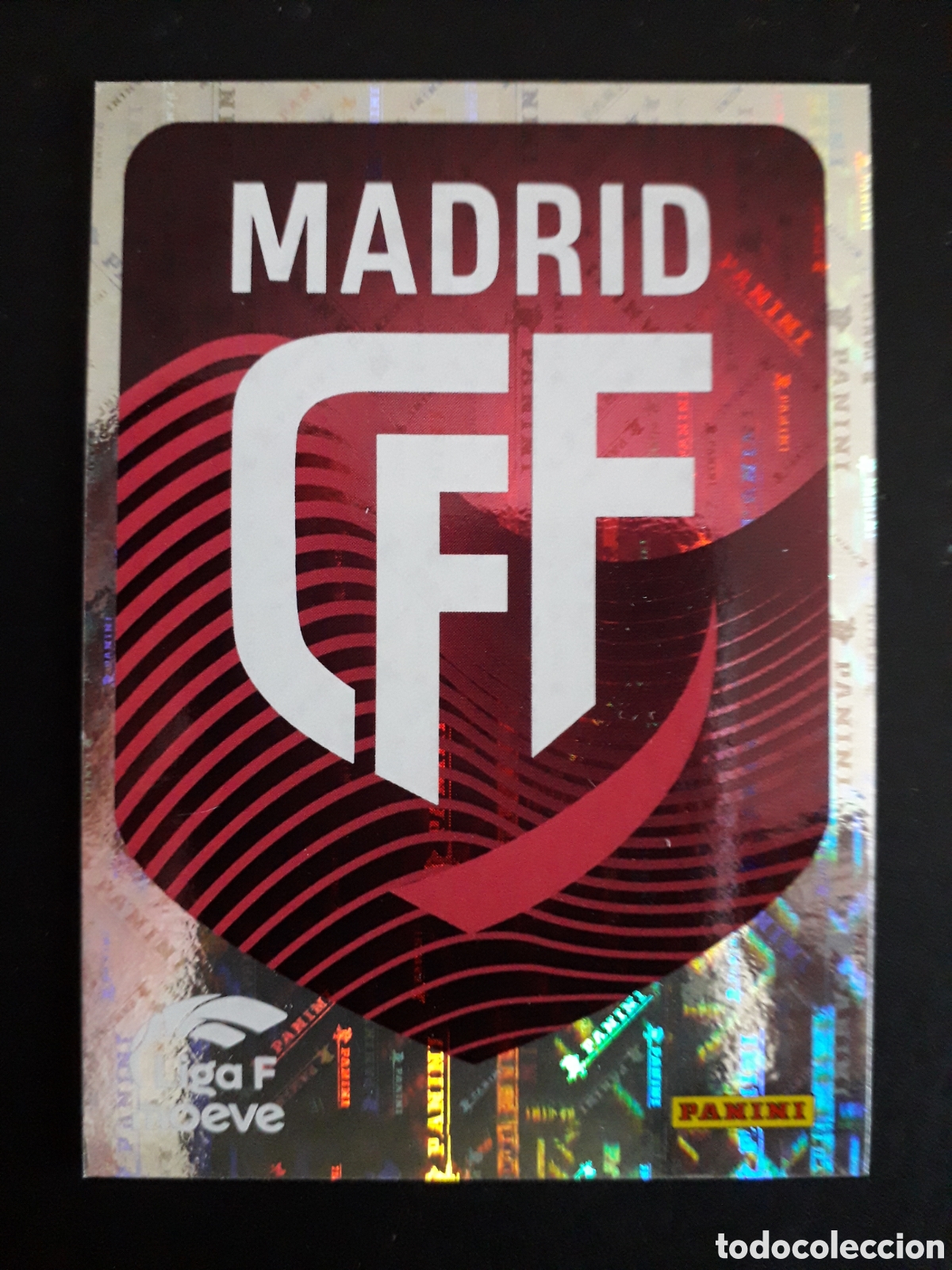 Cromos de f&uacute;tbol: ESCUDO MADRID CFF N&deg; 242 LIGA F FEMENINA 2025 2026 25 26 PANINI SIN PEGAR PEDIDO M&Iacute;NIMO 3&euro;