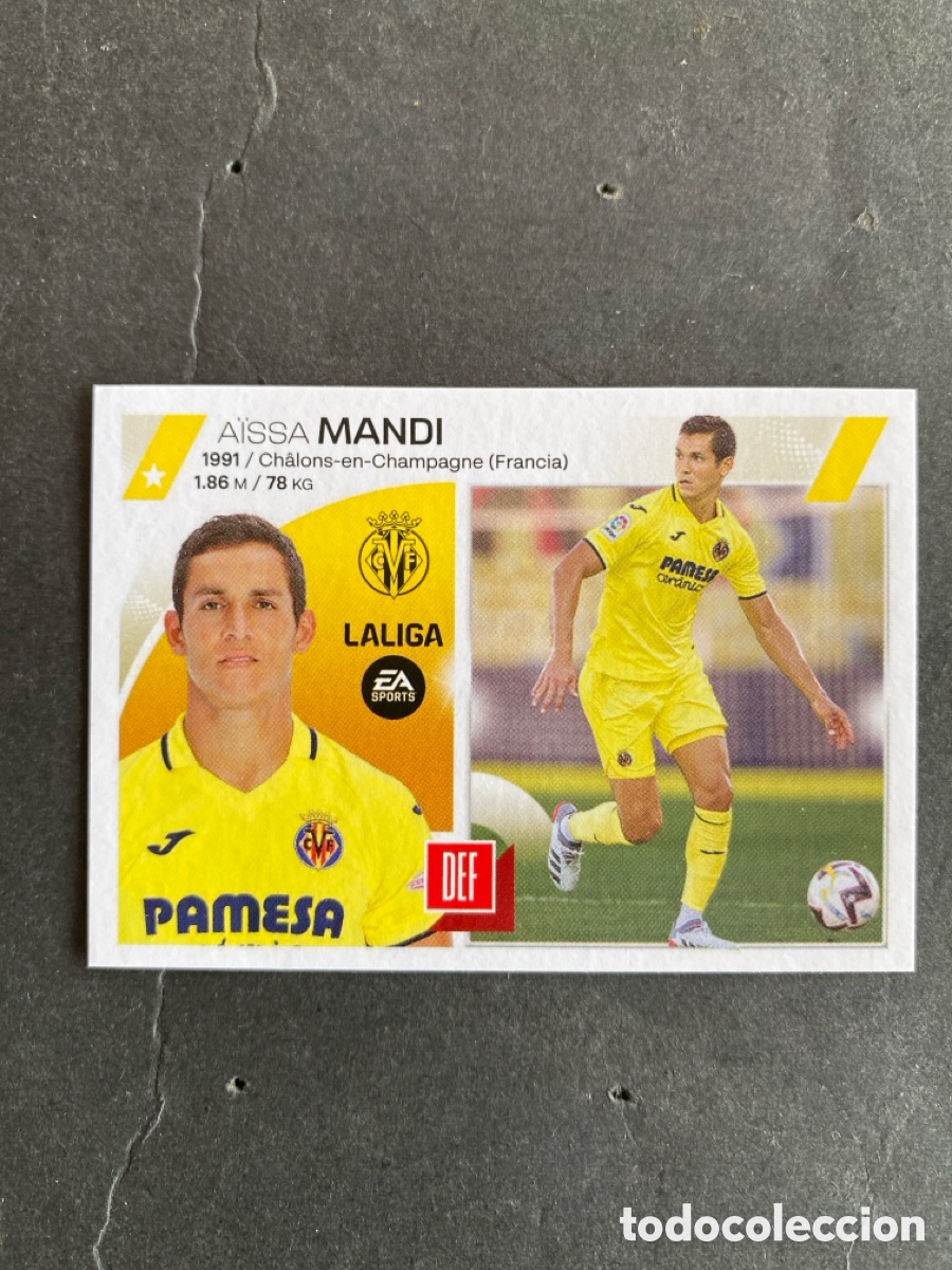 Football Stickers: Cromo liga 23/24 Villarreal N* 6