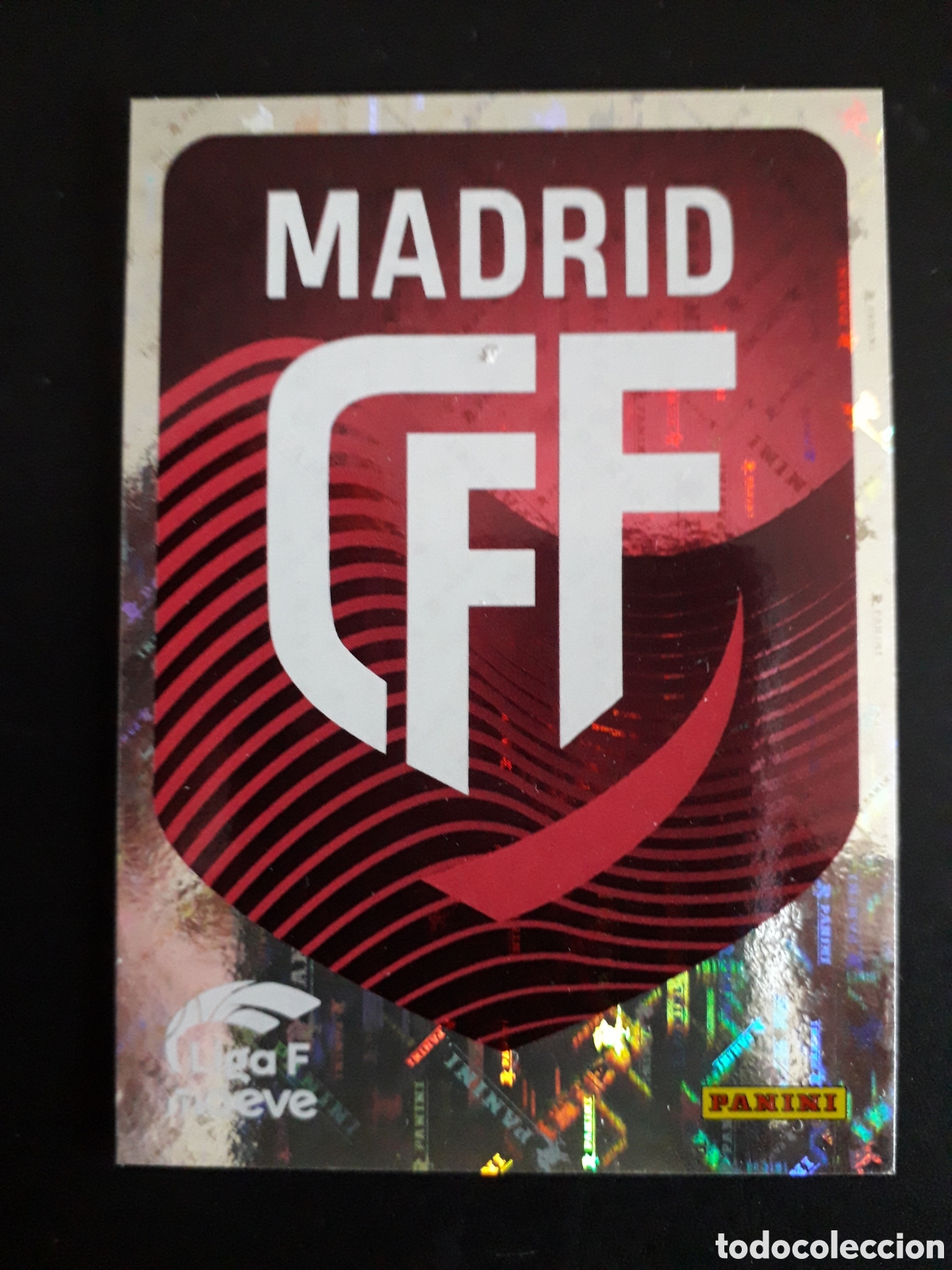 Football Stickers: ESCUDO MADRID CFF N&deg; 242 LIGA F FEMENINA 2025 2026 25 26 PANINI SIN PEGAR PEDIDO M&Iacute;NIMO 3&euro;