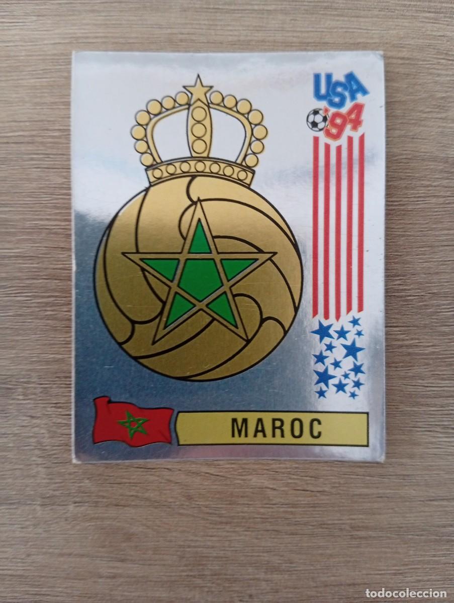 Football Stickers: ESCUDO MARRUECOS 401 MUNDIAL USA 94 1994 SIN PEGAR NUNCA PEGADO