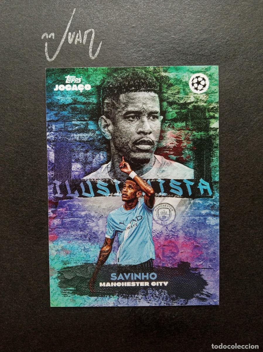 Figurine di Calcio: ILUSIONISTA SAVINHO MANCHESTER CITY ⚽ TOPPS &reg; JOGA&Ccedil;O BRASIL 2025 2026 25 26 NUEVO