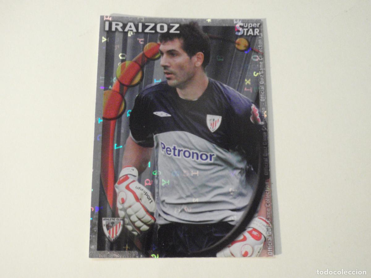 Fu&szlig;ball-Sticker: 212 IRAIZOZ Athl&eacute;tic SUPERSTAR LETRAS. MUNDICROMO 2010 2011. LAS FICHAS QUIZ DE LA LIGA 10 11