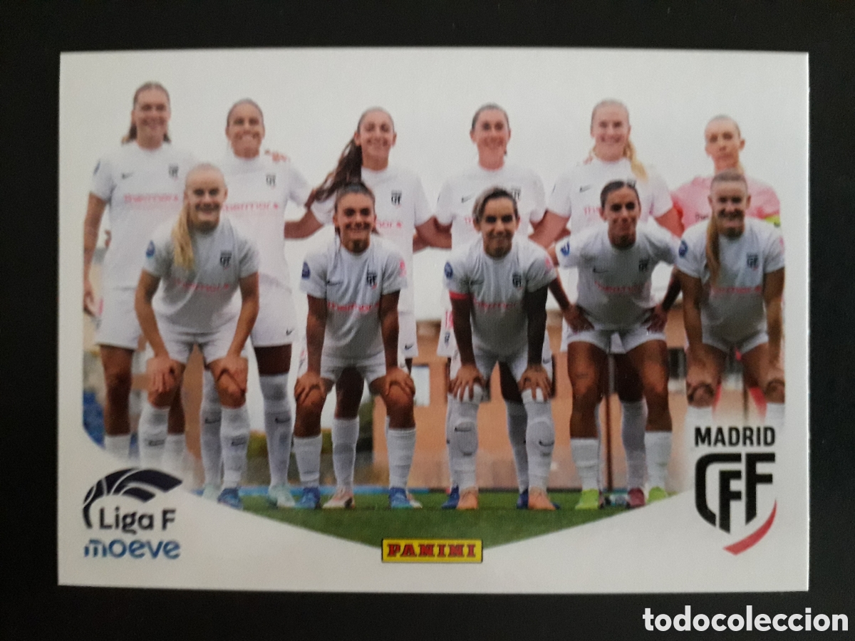 Fu&szlig;ball-Sticker: EQUIPO MADRID CFF N&deg; 243 LIGA F FEMENINA 2025 2026 25 26 PANINI SIN PEGAR PEDIDO M&Iacute;NIMO 3&euro;