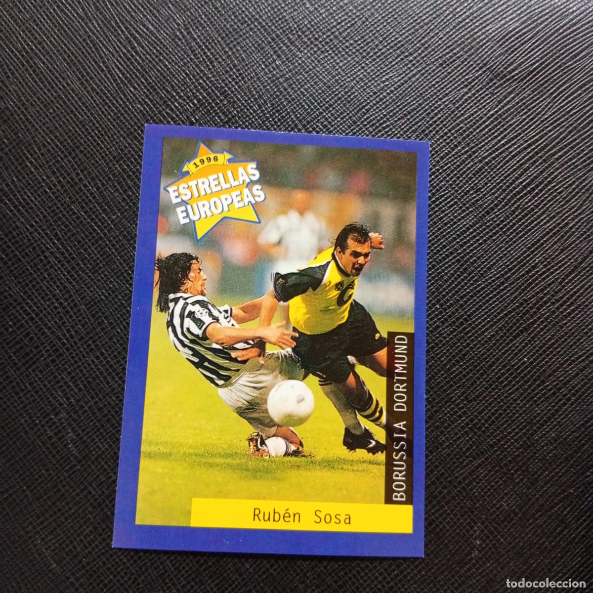 Fu&szlig;ball-Sticker: 20 RUBEN SOSA BORUSSIA DORTMUND PANINI ESTRELLAS EUROPEAS 1996 CROMO FUTBOL 96 - A193 PG100