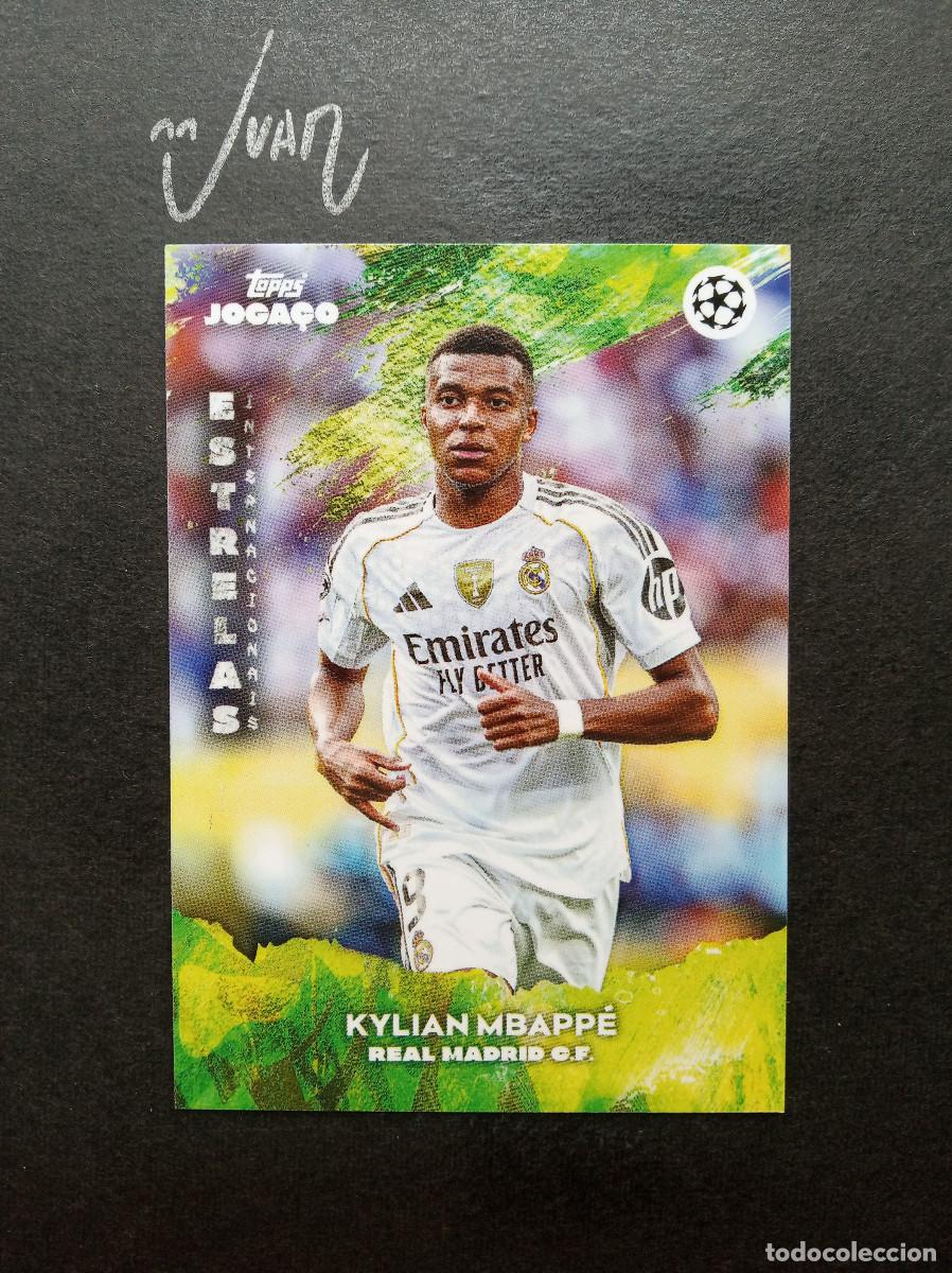Fu&szlig;ball-Sticker: ESTRELAS INTERNACIONAIS MBAPPE REAL MADRID FRANCIA ⚽ TOPPS &reg; JOGA&Ccedil;O BRASIL 2025 2026 25 26 NUEVO