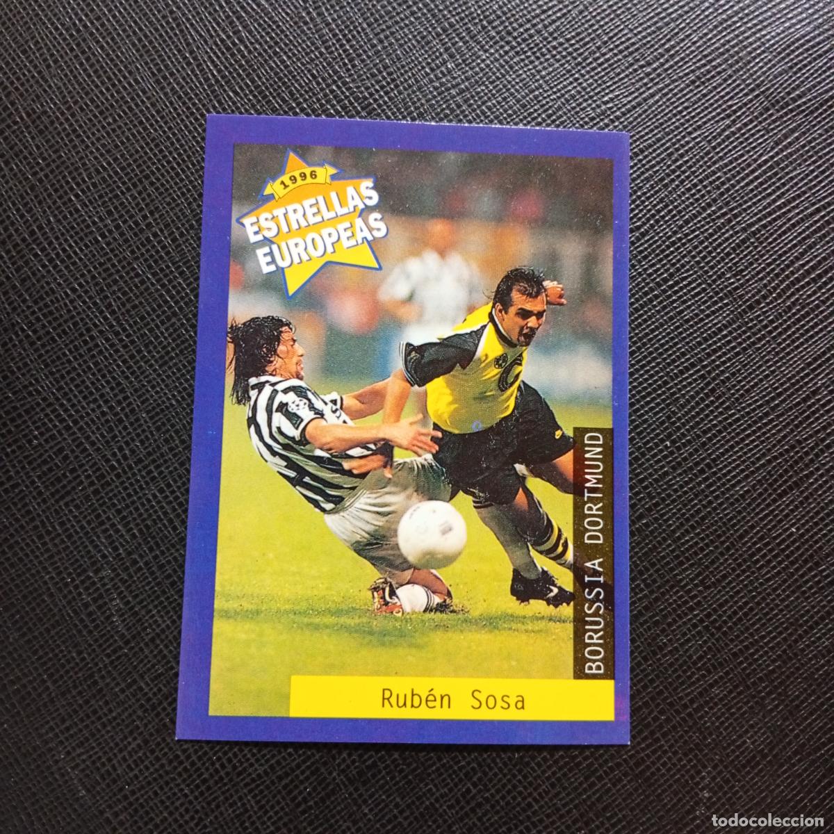 Fu&szlig;ball-Sticker: 20 RUBEN SOSA BORUSSIA DORTMUND PANINI ESTRELLAS EUROPEAS 1996 CROMO FUTBOL 96 - A193 PG100 B
