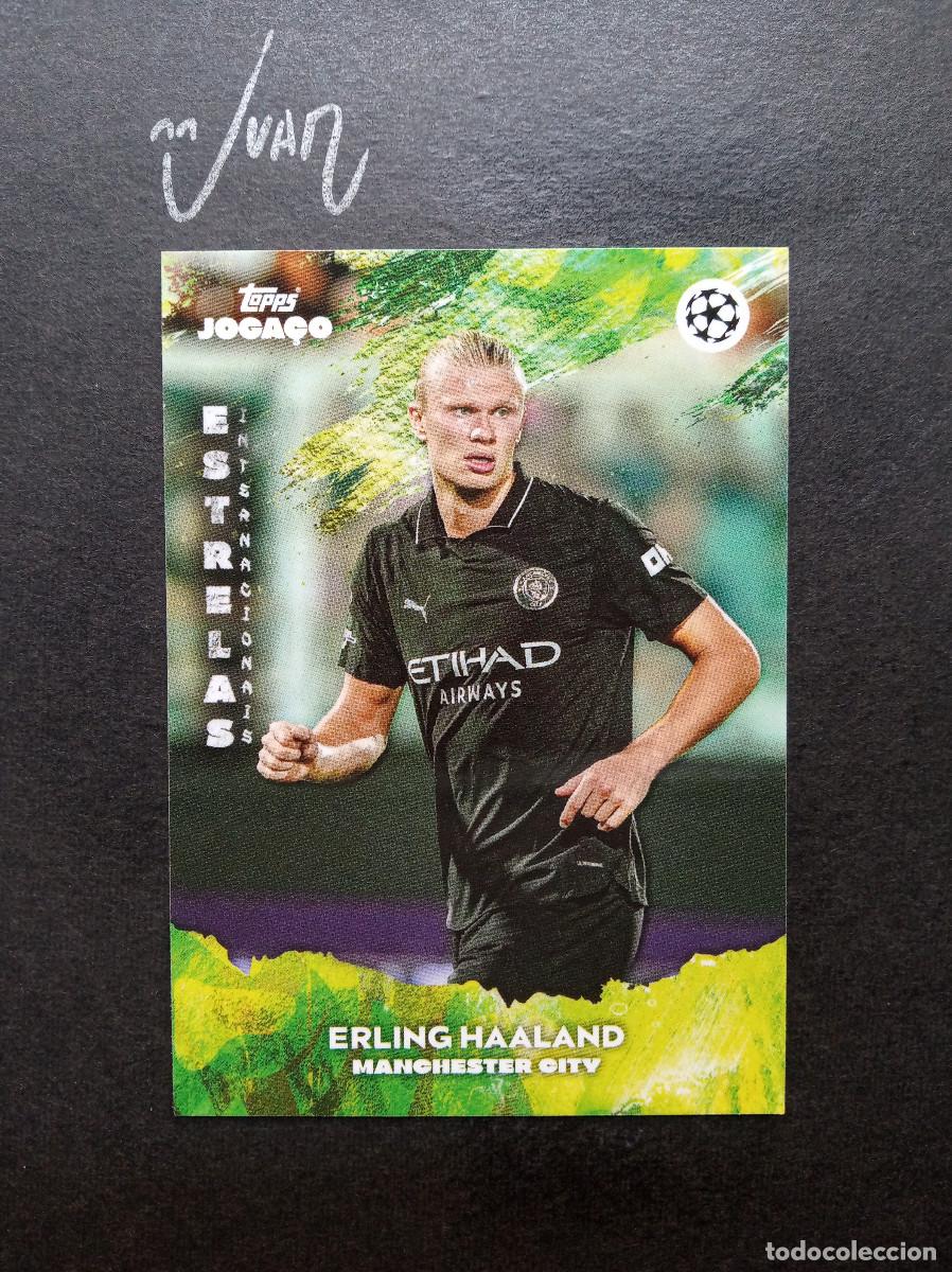 Fu&szlig;ball-Sticker: ESTRELAS INTERNACIONAIS HAALAND MANCHESTER CITY NORWAY ⚽ TOPPS &reg; JOGA&Ccedil;O BRASIL 2025 2026 25 26 NUEVO