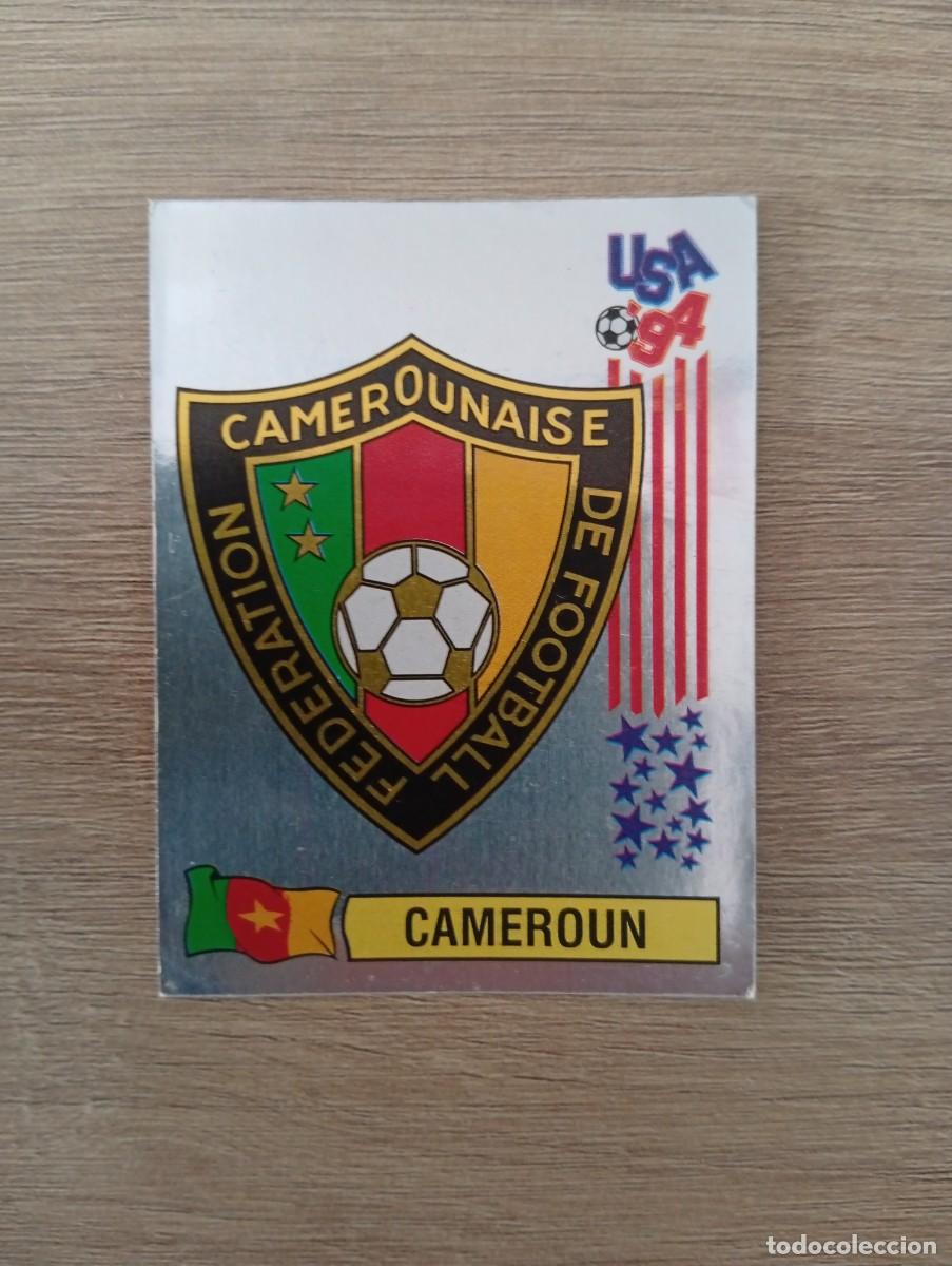 Fu&szlig;ball-Sticker: ESCUDO CAMERUN 134 MUNDIAL USA 94 1994 SIN PEGAR NUNCA PEGADO