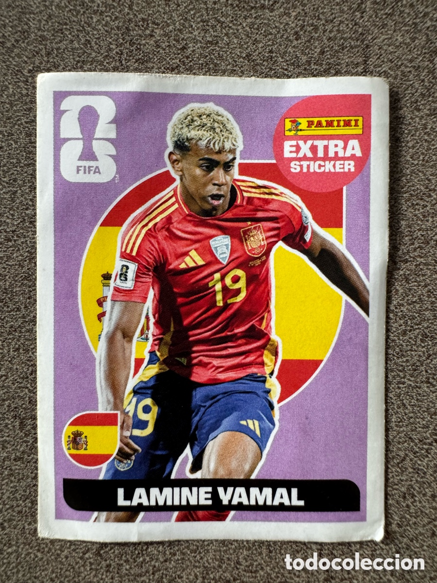 Cromos de f&uacute;tbol: Extra Sticker Bronce Lamine Yamal - Foto 1