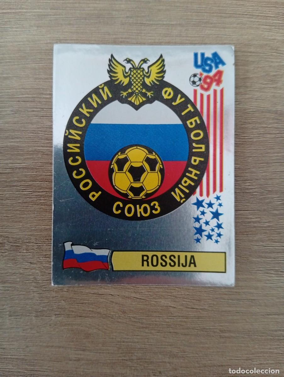 Fu&szlig;ball-Sticker: ESCUDO RUSIA 115 MUNDIAL USA 94 1994 SIN PEGAR NUNCA PEGADO