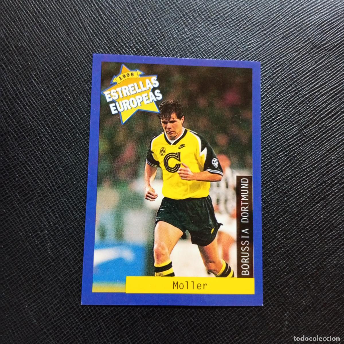 Cromos de f&uacute;tbol: 18 MOLLER BORUSSIA DORTMUND PANINI ESTRELLAS EUROPEAS 1996 CROMO FUTBOL 96 - A193 PG118
