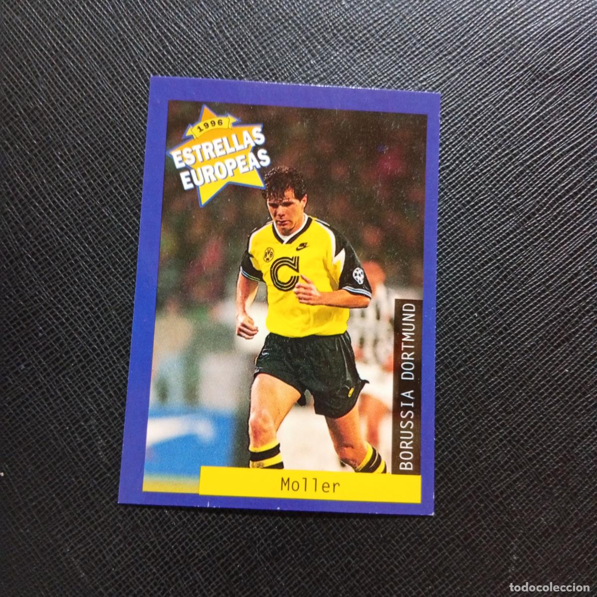 Figurine di Calcio: 18 MOLLER BORUSSIA DORTMUND PANINI ESTRELLAS EUROPEAS 1996 CROMO FUTBOL 96 - A193 PG127