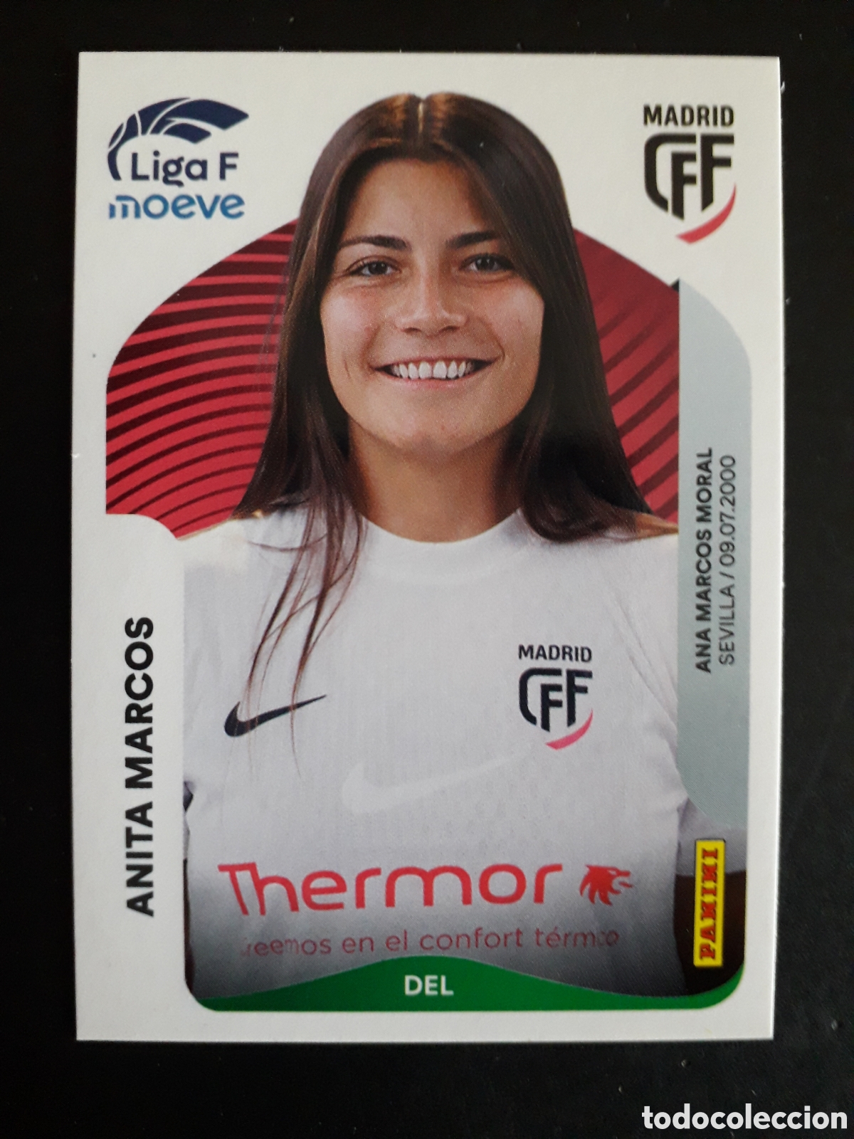 Figurine di Calcio: ANITA MARCOS MADRID CFF N&deg; 258 LIGA F FEMENINA 2025 2026 25 26 PANINI SIN PEGAR PEDIDO M&Iacute;NIMO 3&euro;
