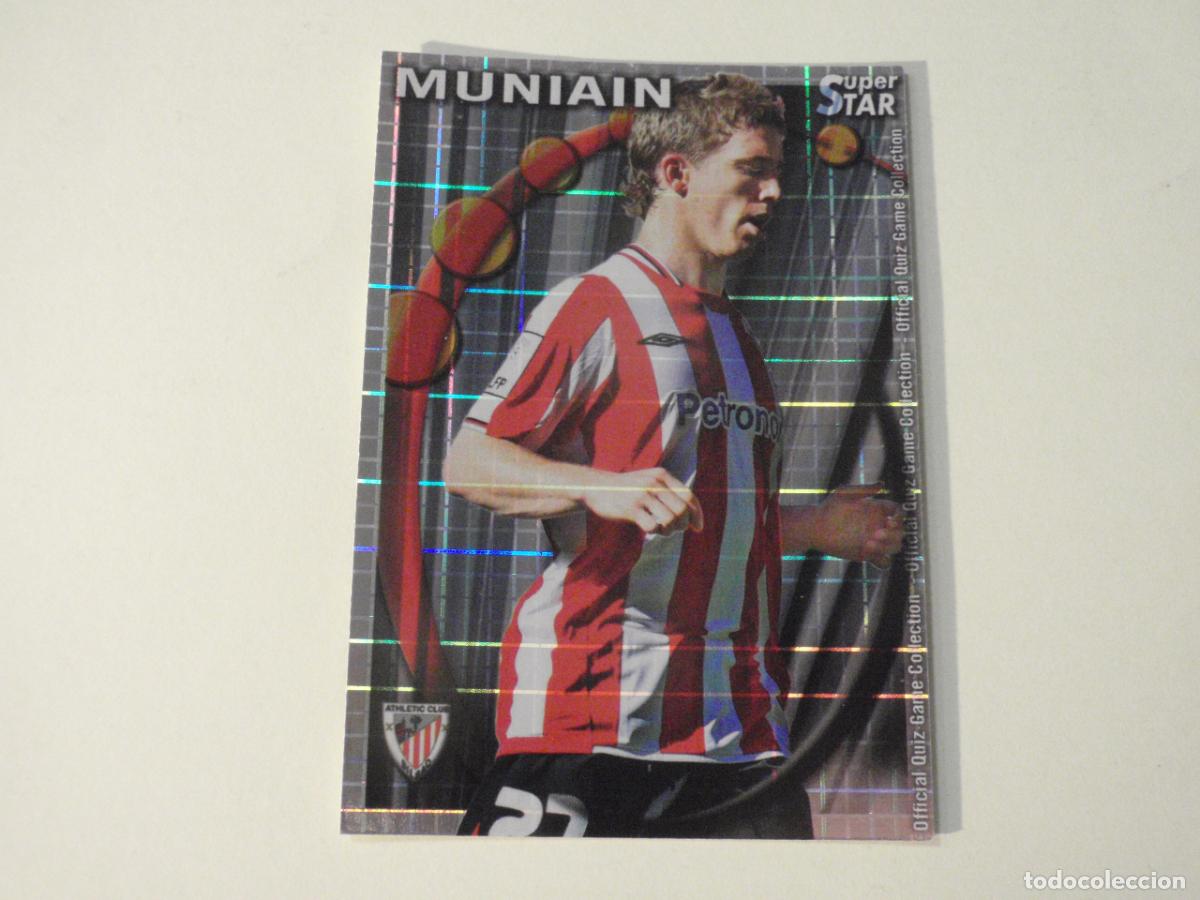 Figurine di Calcio: 214 MUNIAIN Athl&eacute;tic SUPERSTAR CUADROS. MUNDICROMO 2010 2011. LAS FICHAS QUIZ DE LA LIGA 10 11