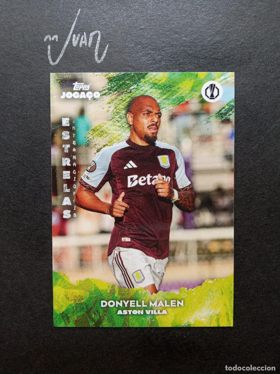 Figurine di Calcio: ESTRELAS INTERNACIONAIS DONYELL MALEN ASTON VILLA ⚽ TOPPS &reg; JOGA&Ccedil;O BRASIL 2025 2026 25 26 NUEVO