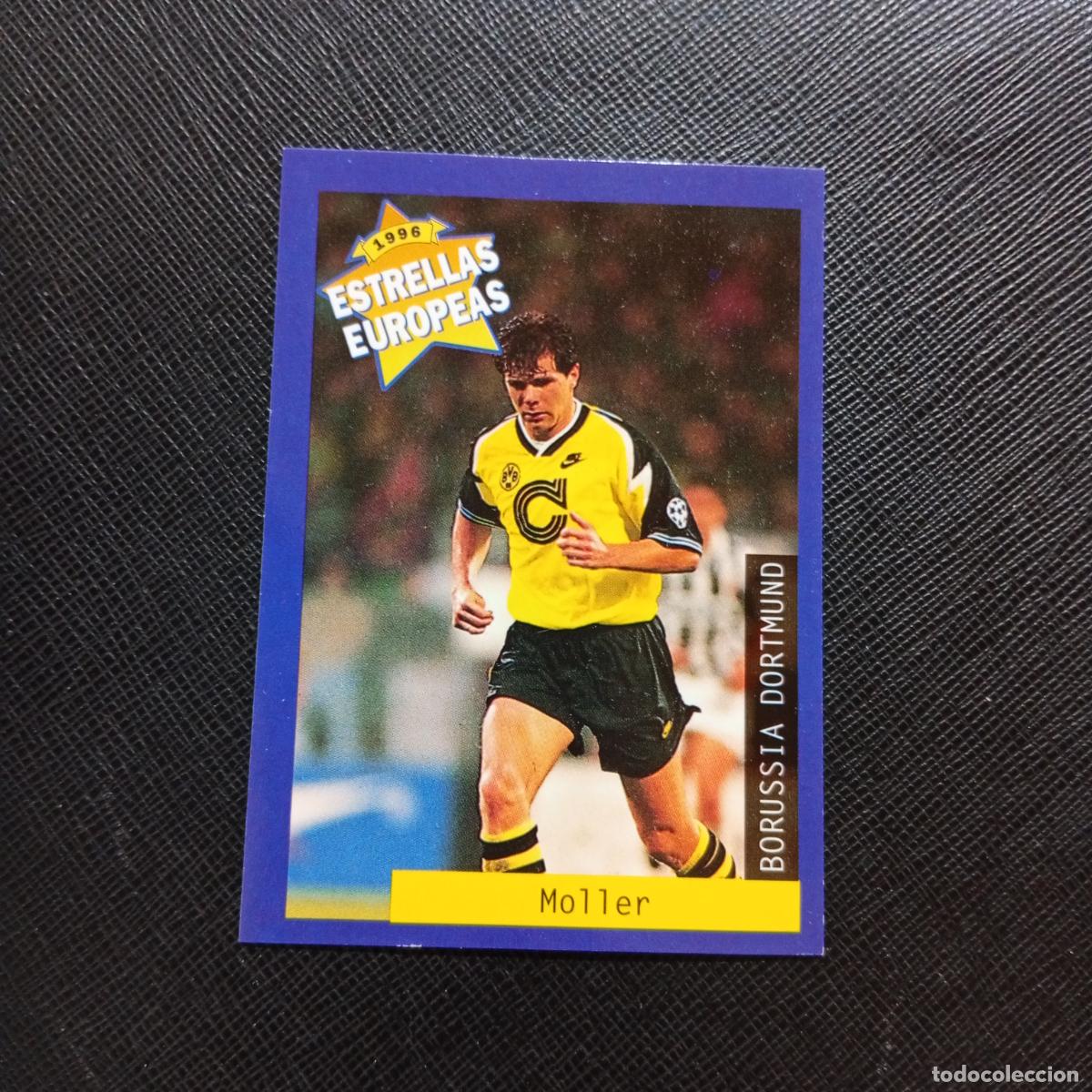 Cromos de Futebol: 18 MOLLER BORUSSIA DORTMUND PANINI ESTRELLAS EUROPEAS 1996 CROMO FUTBOL 96 - A193 PG127 B