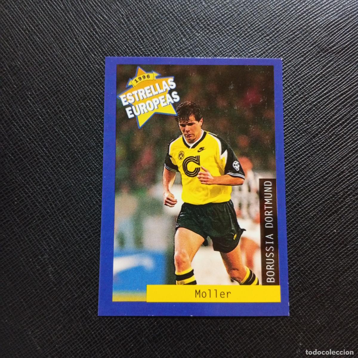 Figurine di Calcio: 18 MOLLER BORUSSIA DORTMUND PANINI ESTRELLAS EUROPEAS 1996 CROMO FUTBOL 96 - A193 PG145